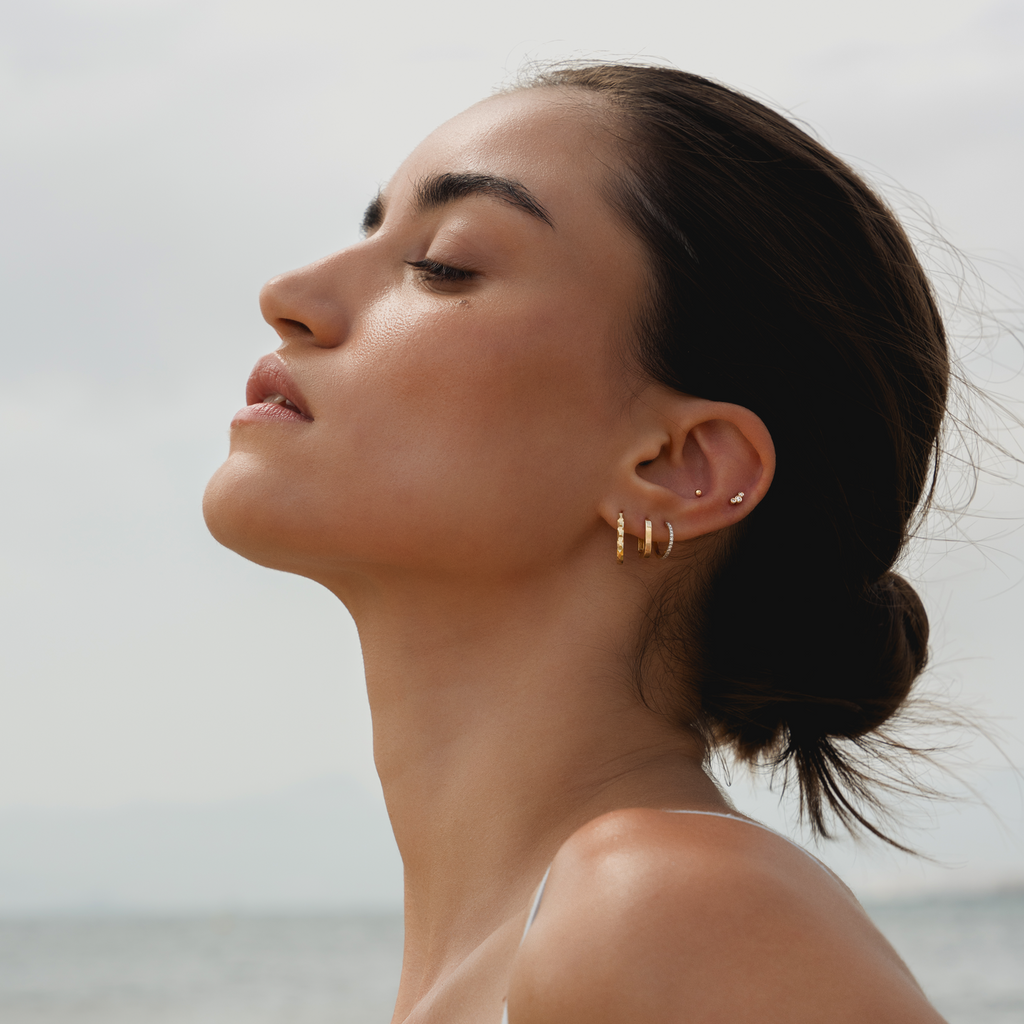 Huggie U Oorringen (12 mm)