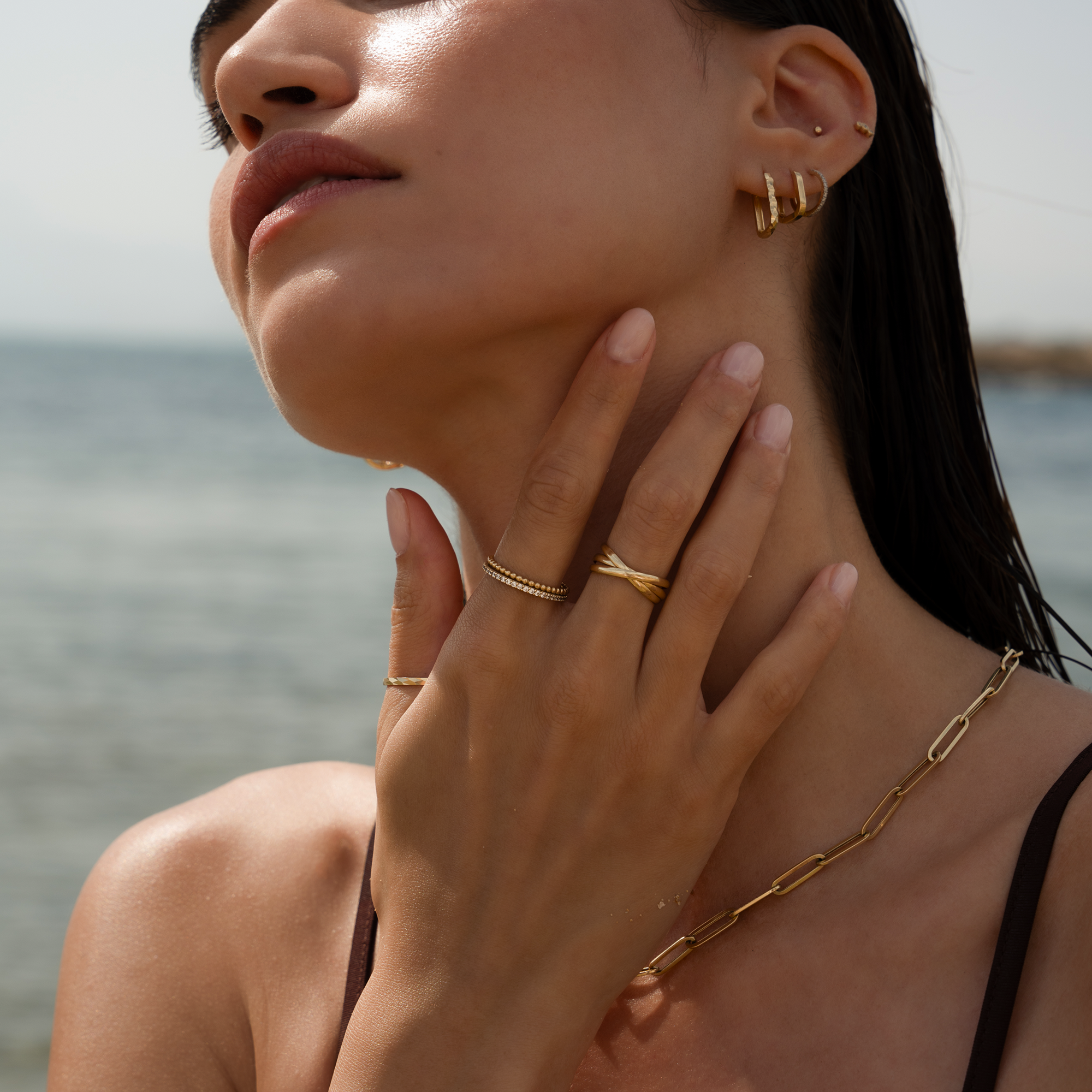 Huggie U Oorringen (12 mm)