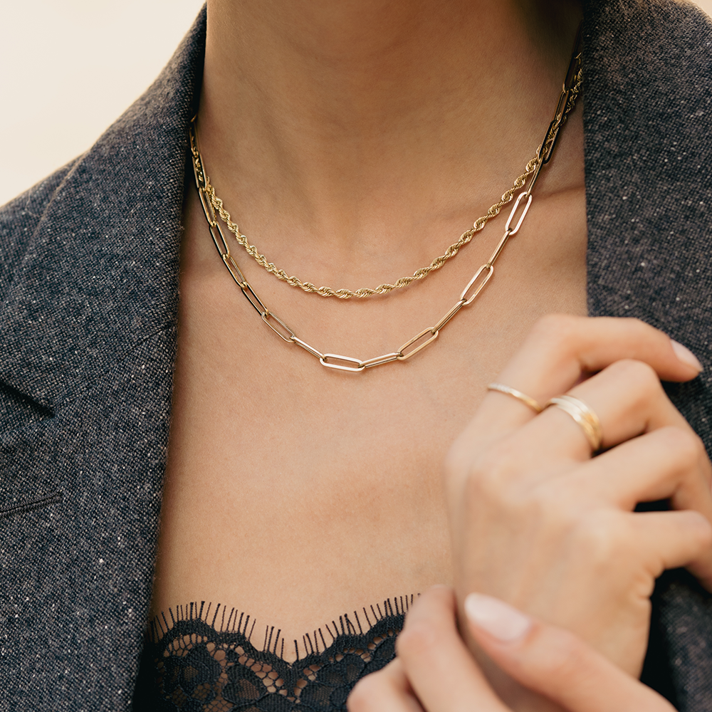 Gedraaide Rope Ketting Dames