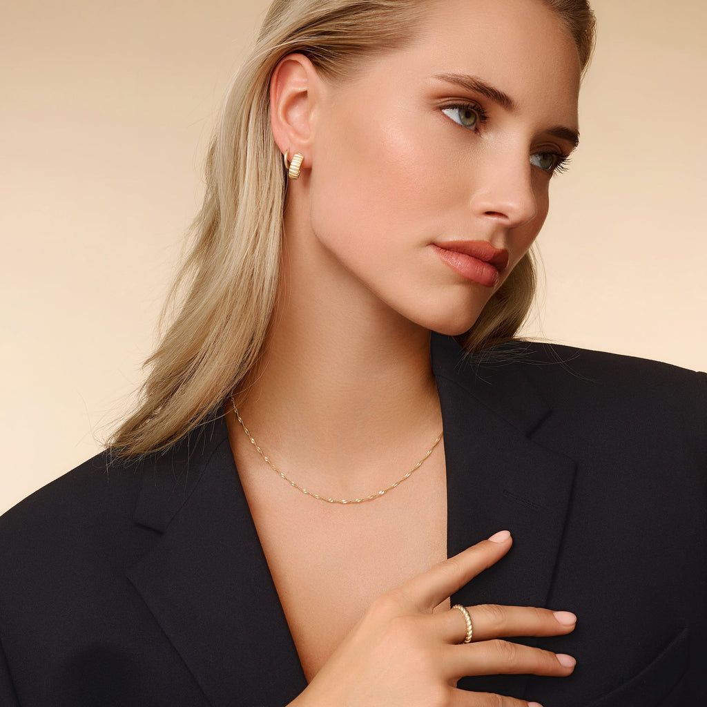 Essential Huggie Oorringen (12 mm)