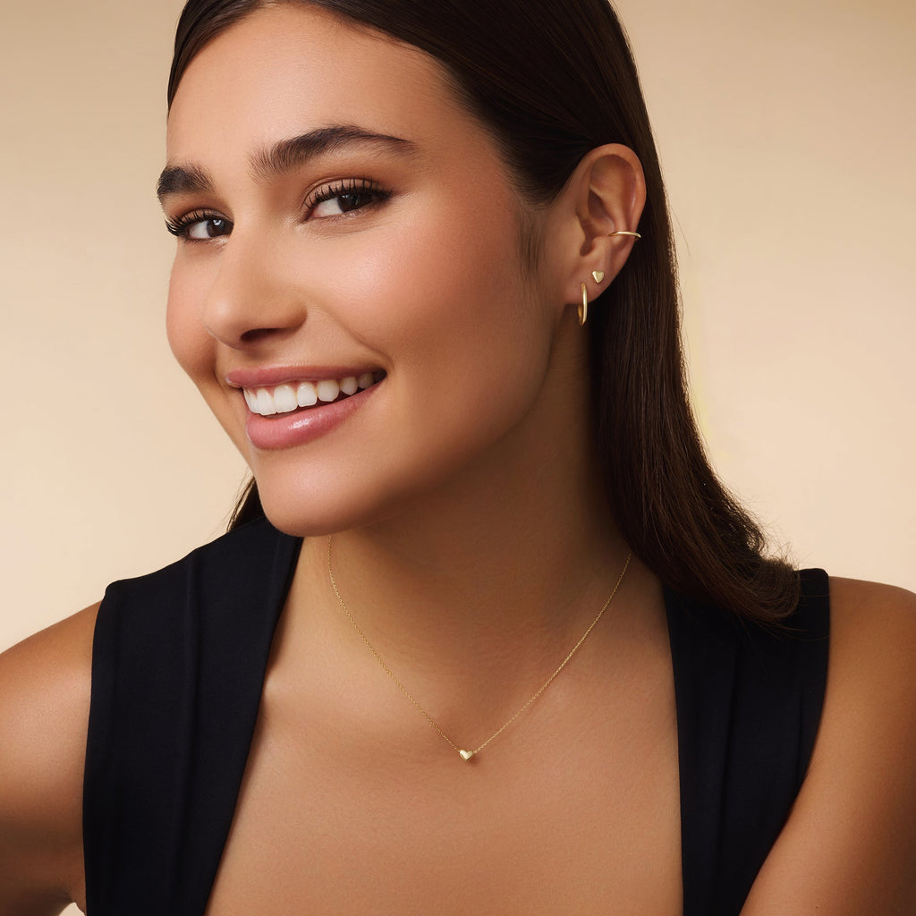 Puffy Hart Hanger Ketting Dames