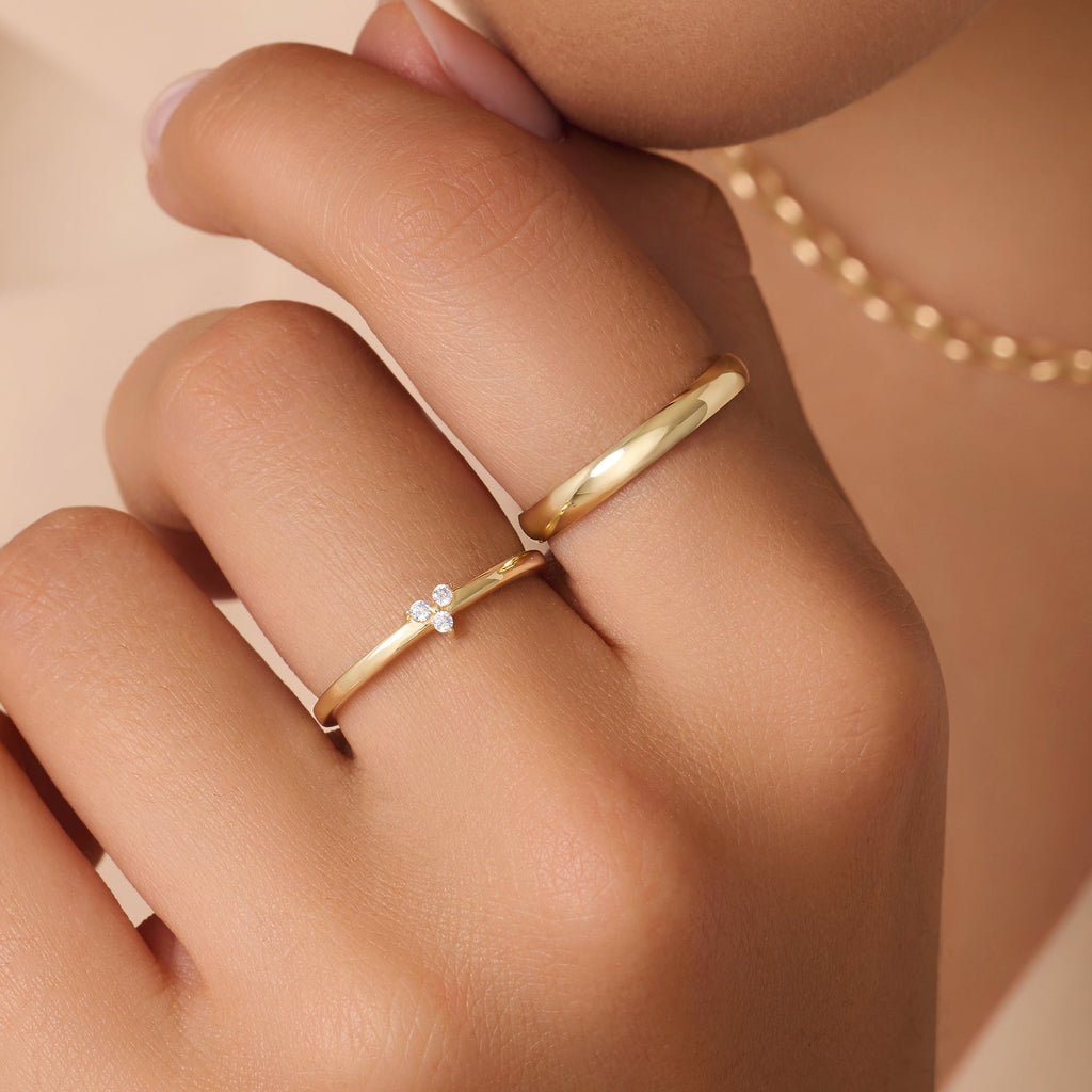 3 mm Curve Band-ring