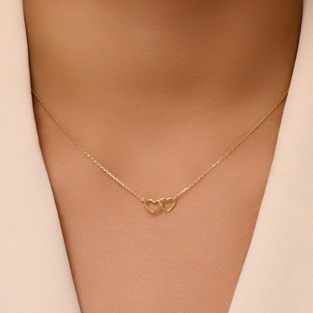 Hart Hanger Schakelketting Dames