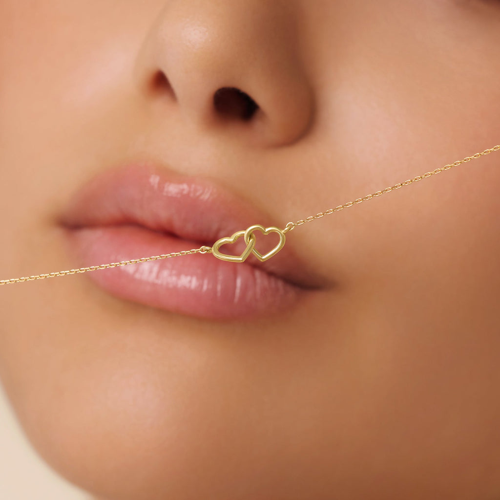 Hart Hanger Schakelketting Dames