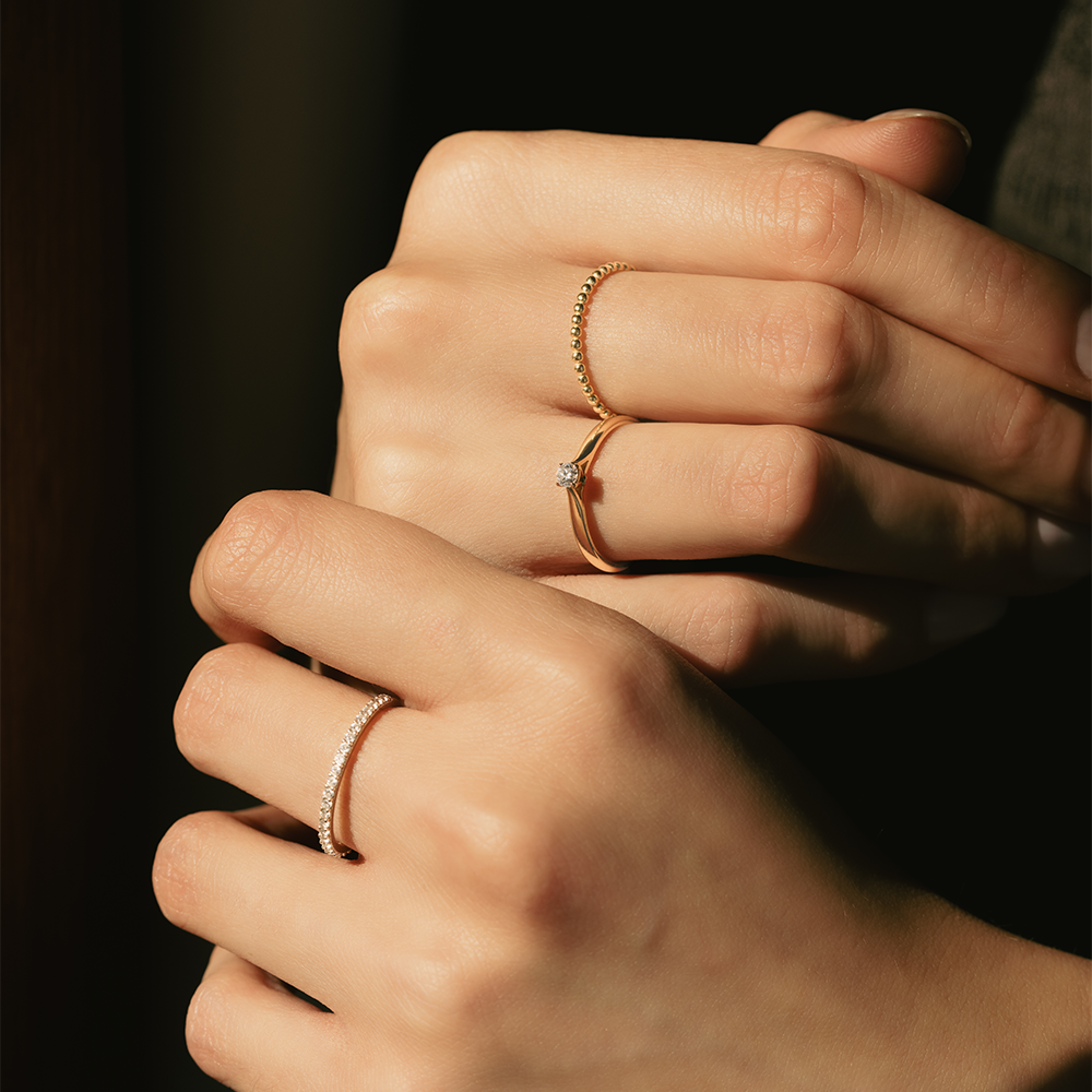 Essentiële Zirkonia Eternity-ring