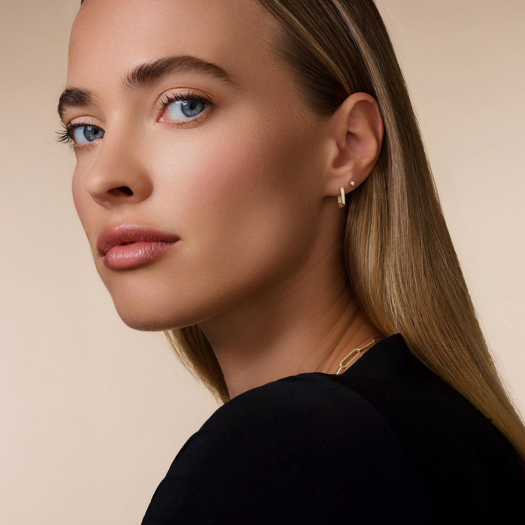 Huggie U Oorringen (12 mm)