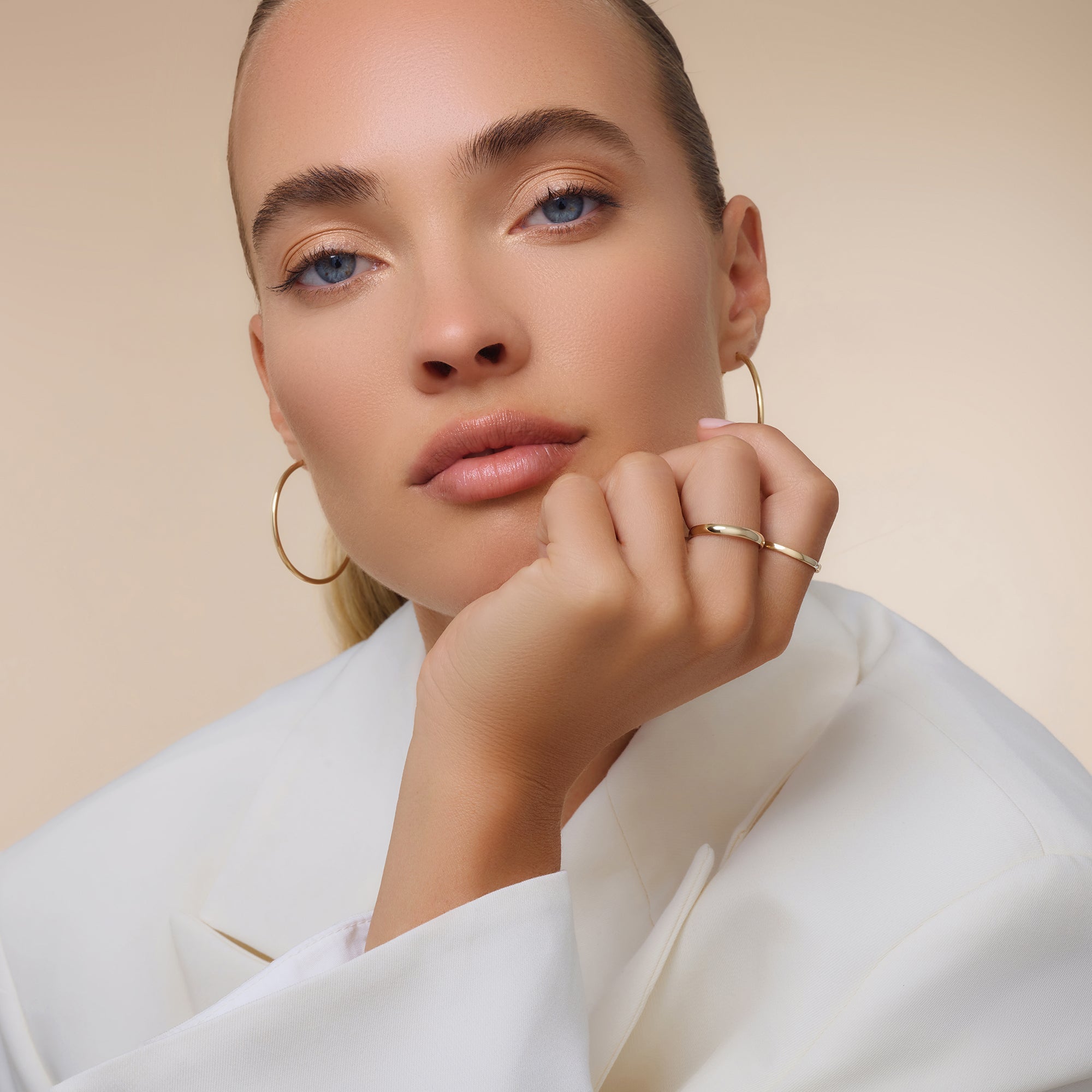 Tube Oversized Oorringen (40 mm)