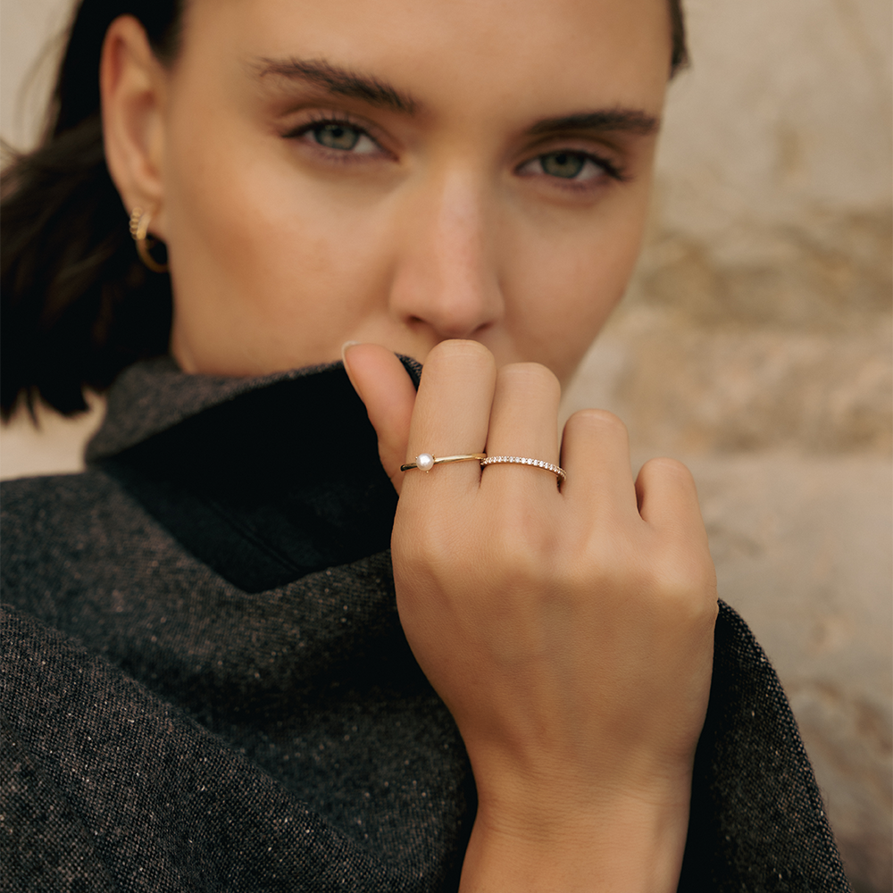 Essentiële Zirkonia Eternity-ring