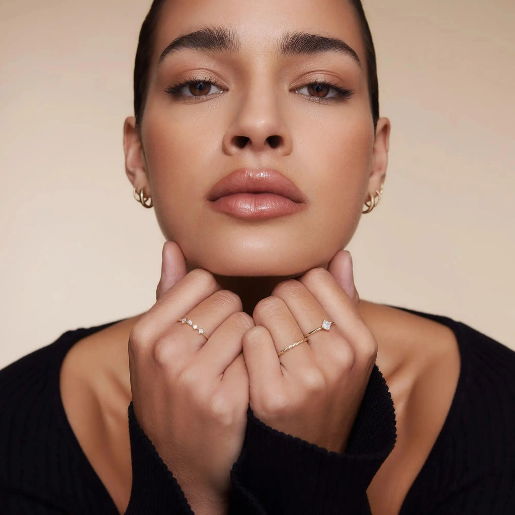 Sprankelende Zirkonia Statement-ring