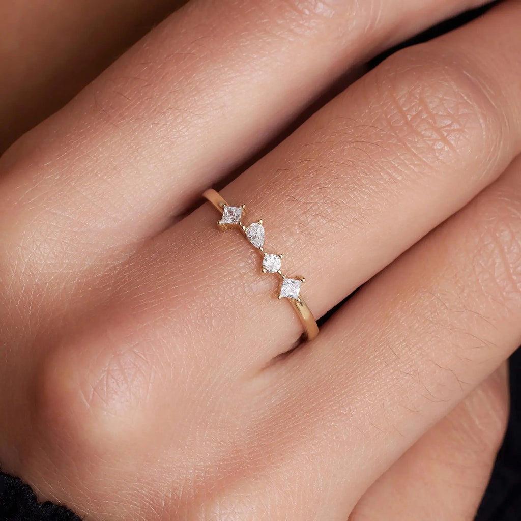 Sprankelende Zirkonia Statement-ring