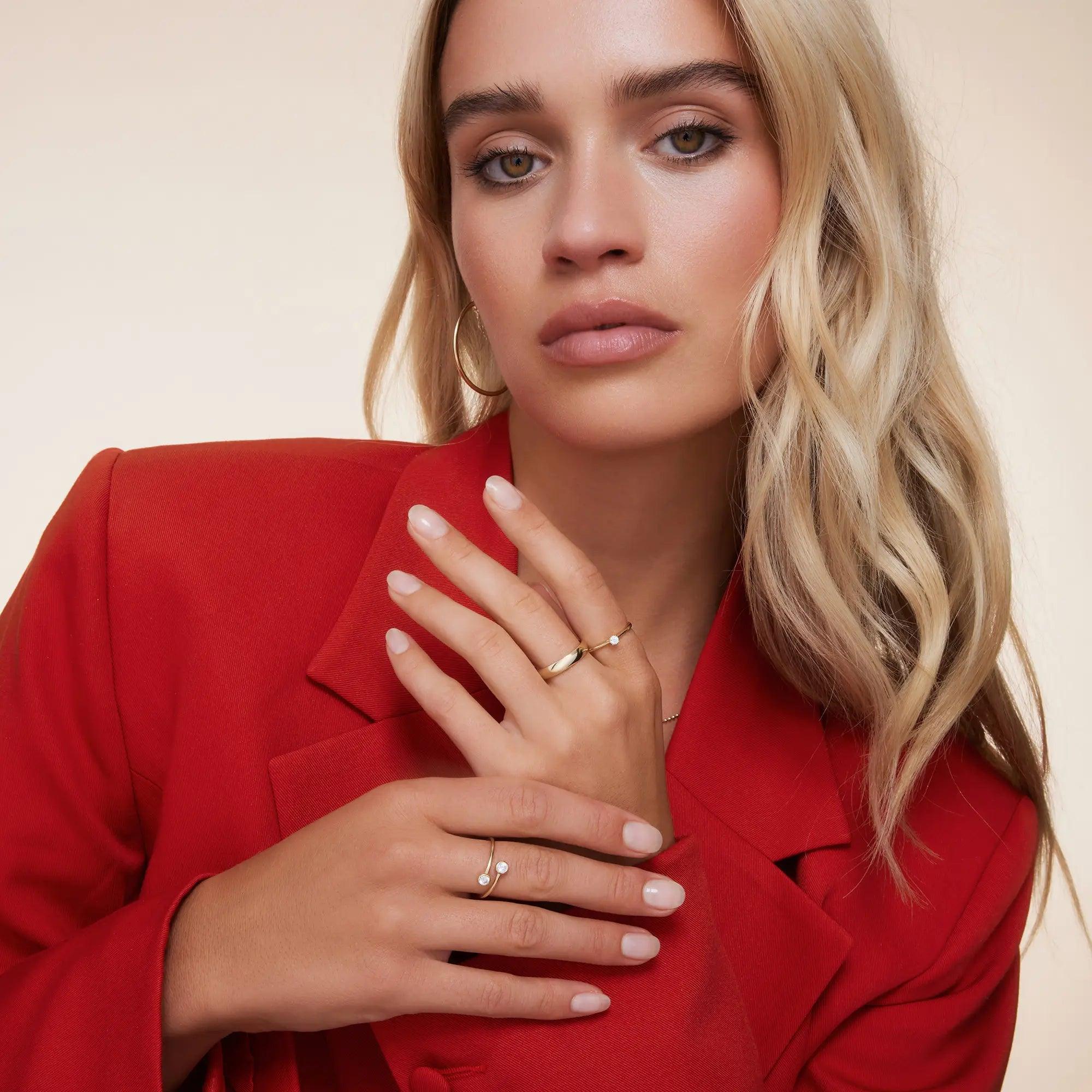 4 mm Curve Band-ring