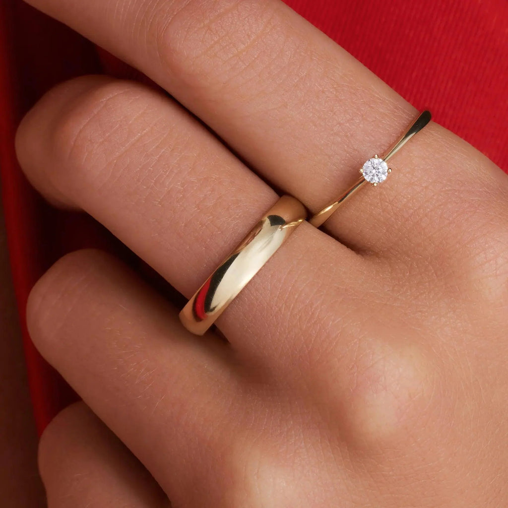 4 mm Curve Band-ring