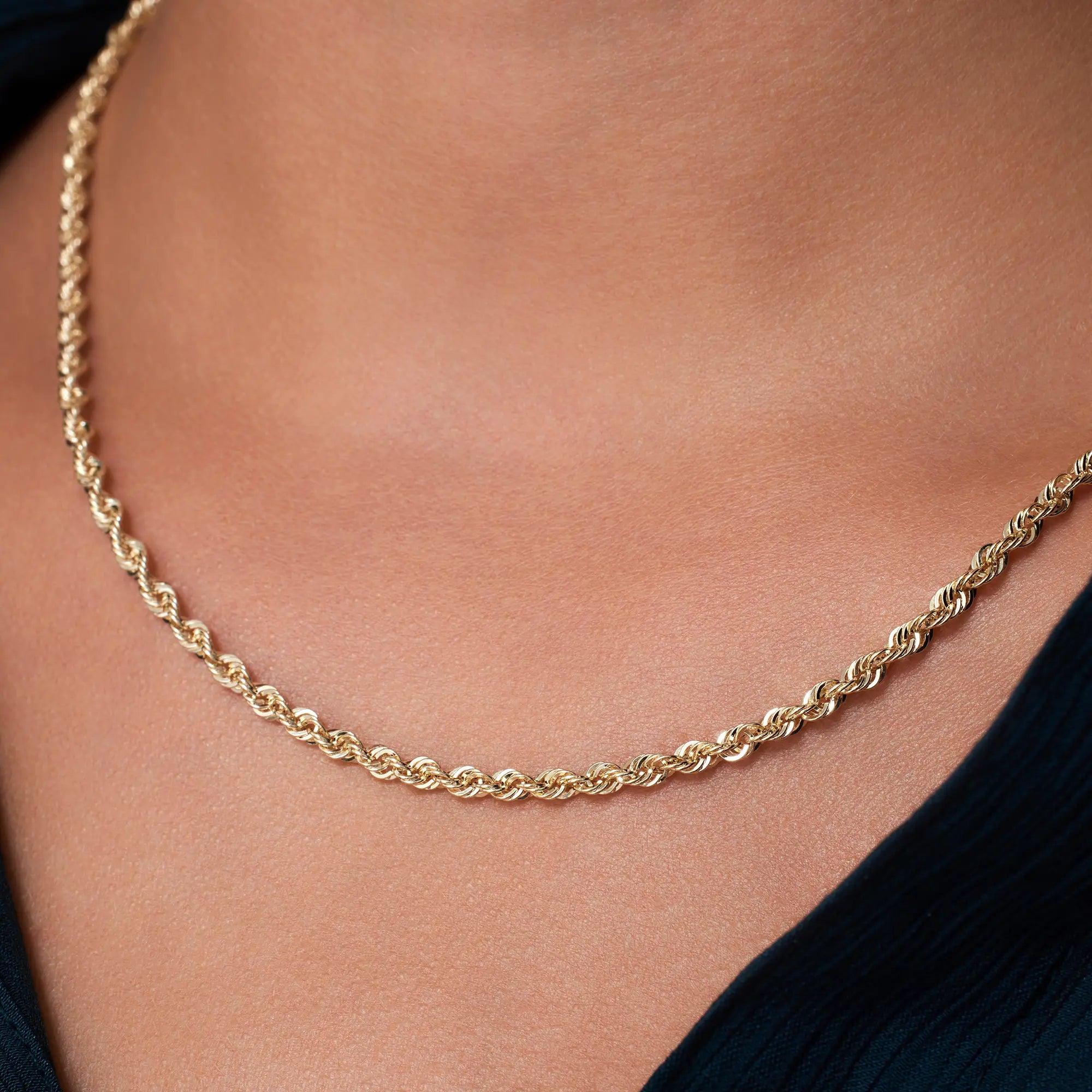 Gedraaide Rope Ketting Dames