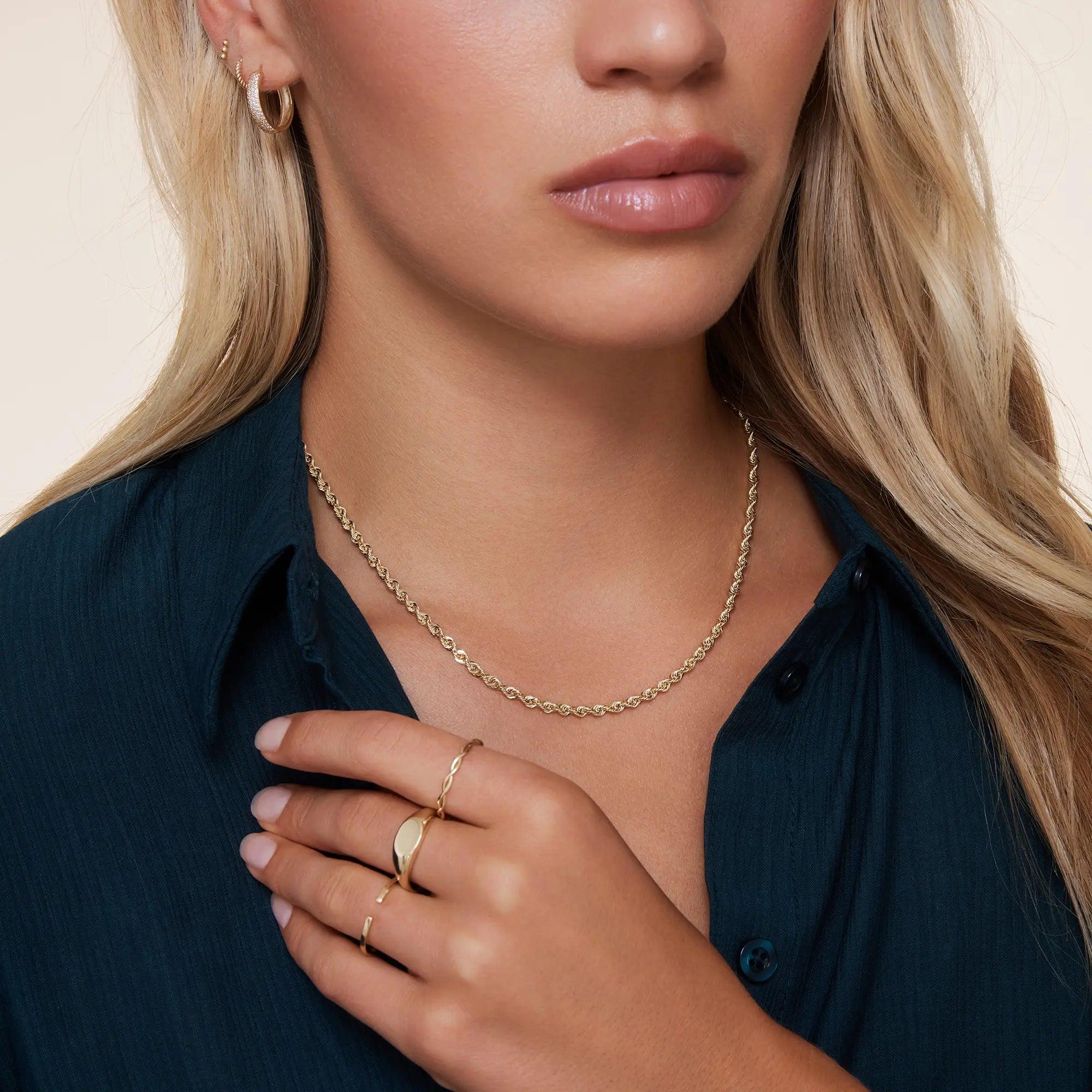 Gedraaide Rope Ketting Dames