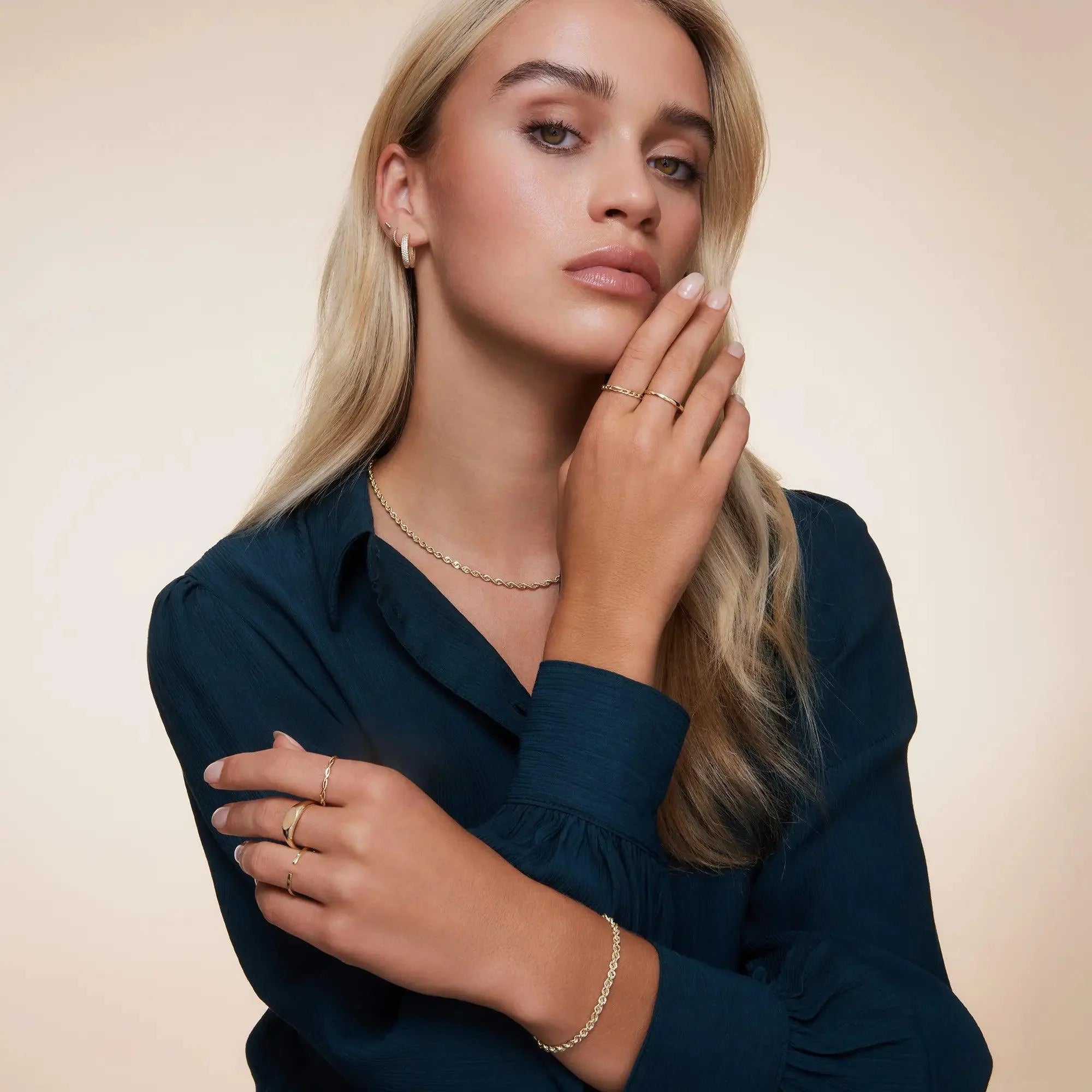 Gedraaide Rope Ketting Dames