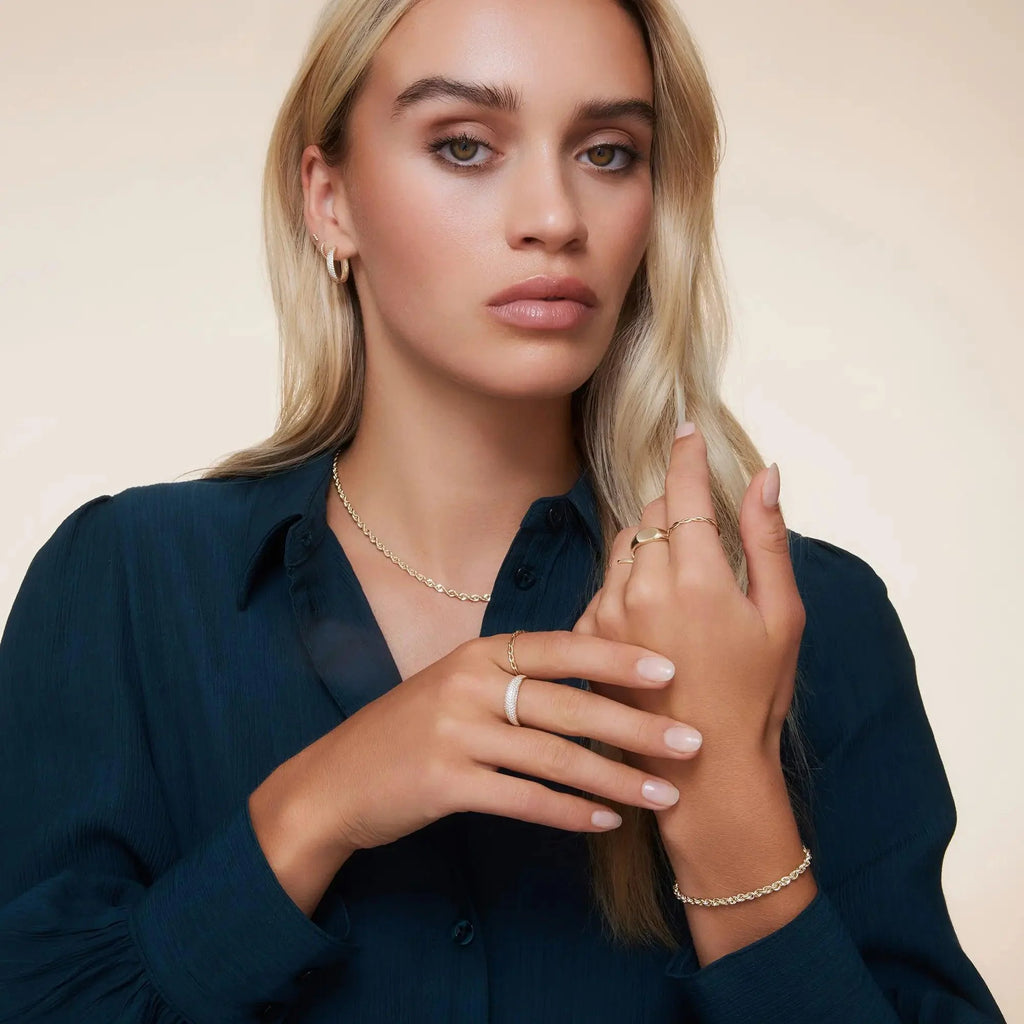 Gedraaide Rope Ketting Dames