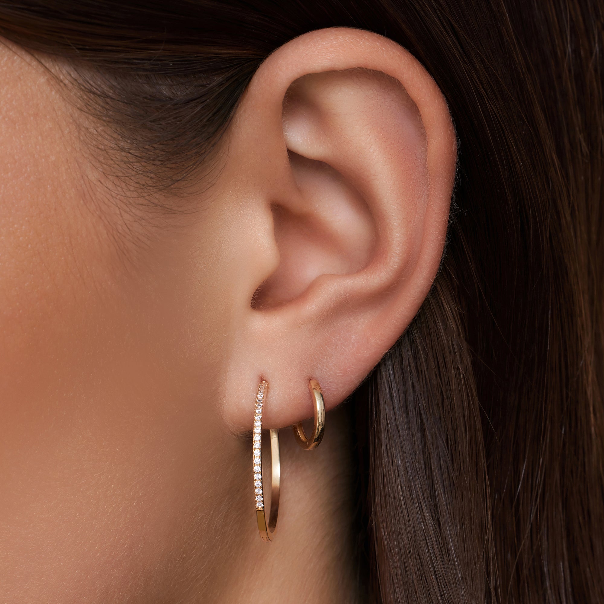 Essential Huggie Oorringen (12 mm)