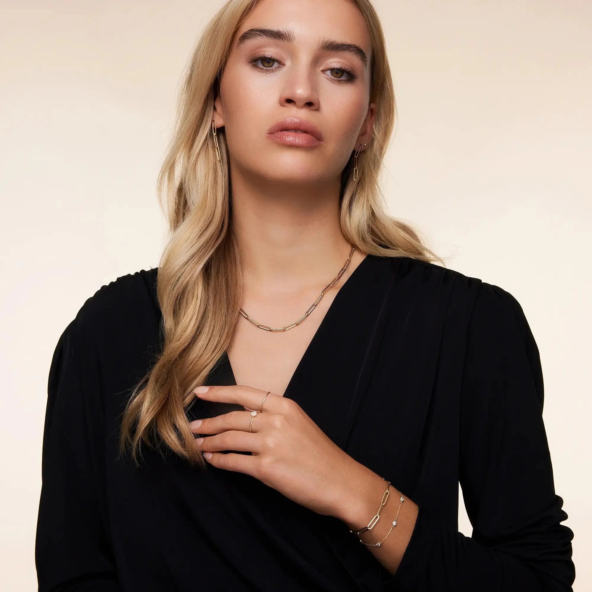 Paperclip Schakelketting Dames