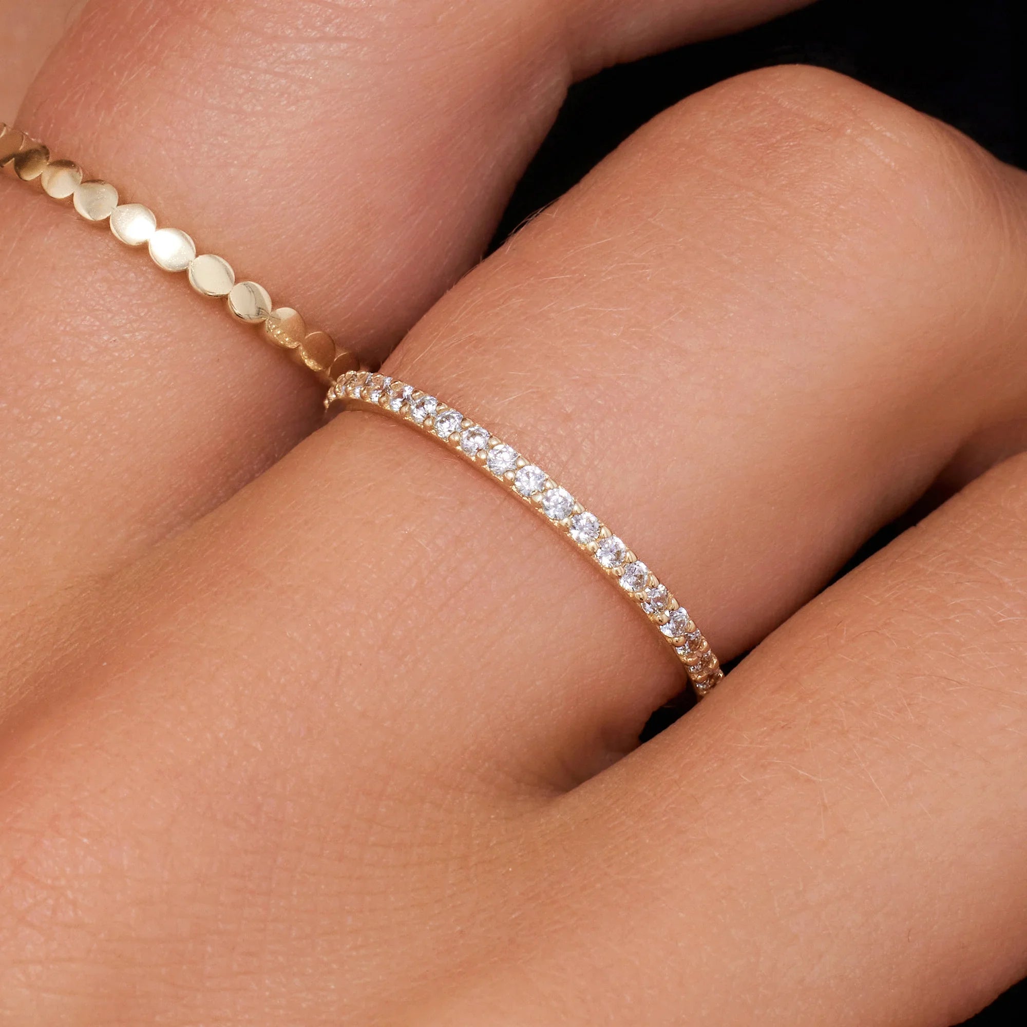 Essentiële Zirkonia Eternity-ring