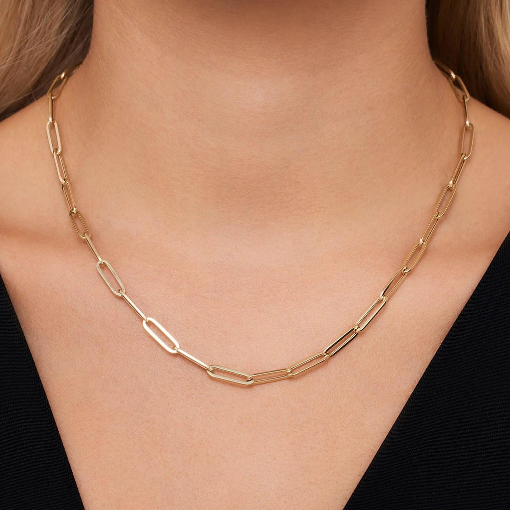 Paperclip Schakelketting Dames