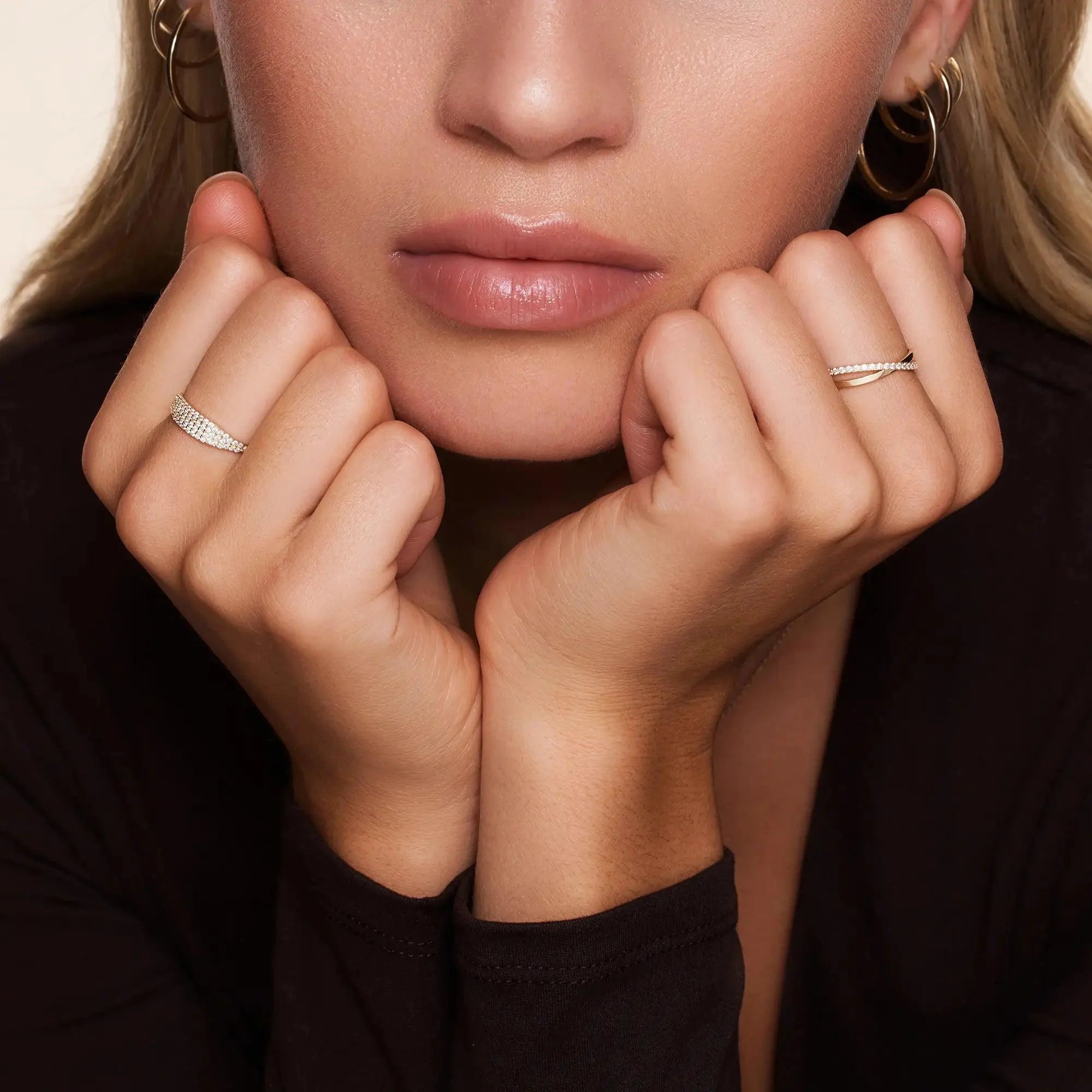 Pavé Zirkonia Gegelring