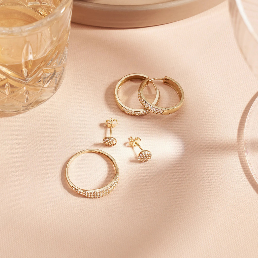 Pavé Zirkonia Gegelring