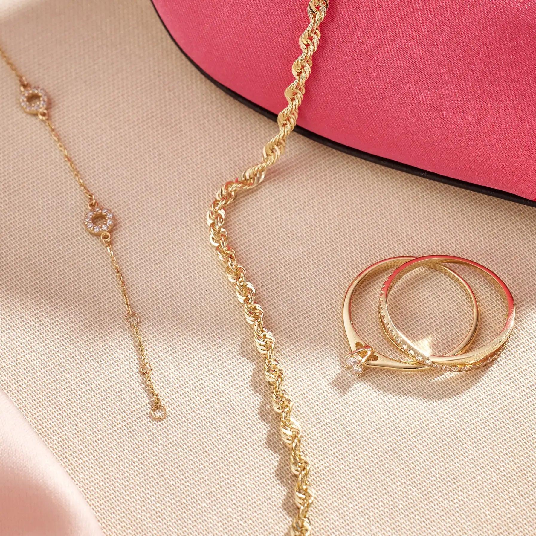 Gedraaide Rope Ketting Dames