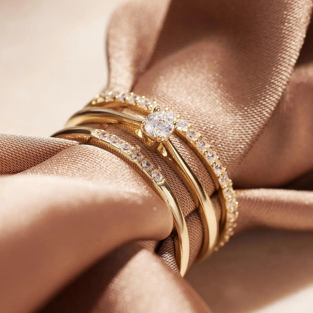 Essentiële Zirkonia Eternity-ring