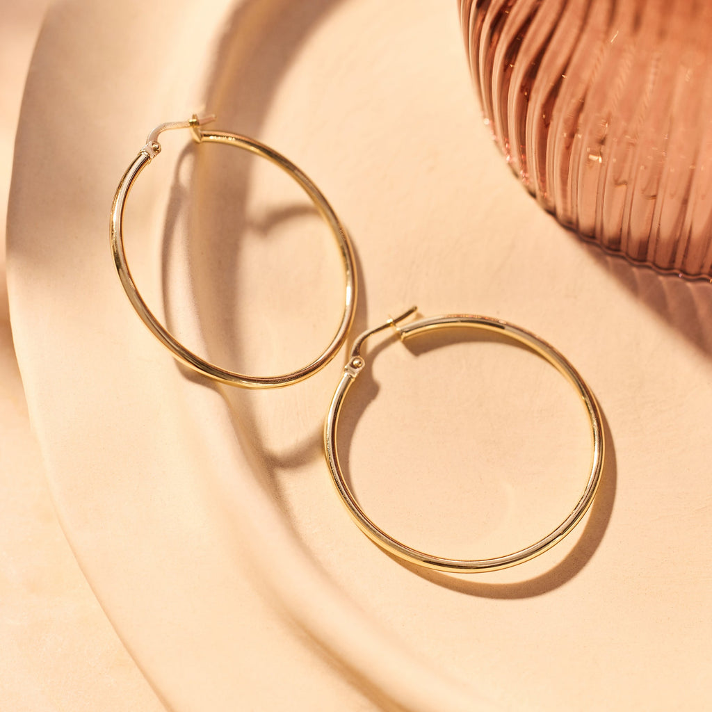 Tube Oversized Oorringen (40 mm)