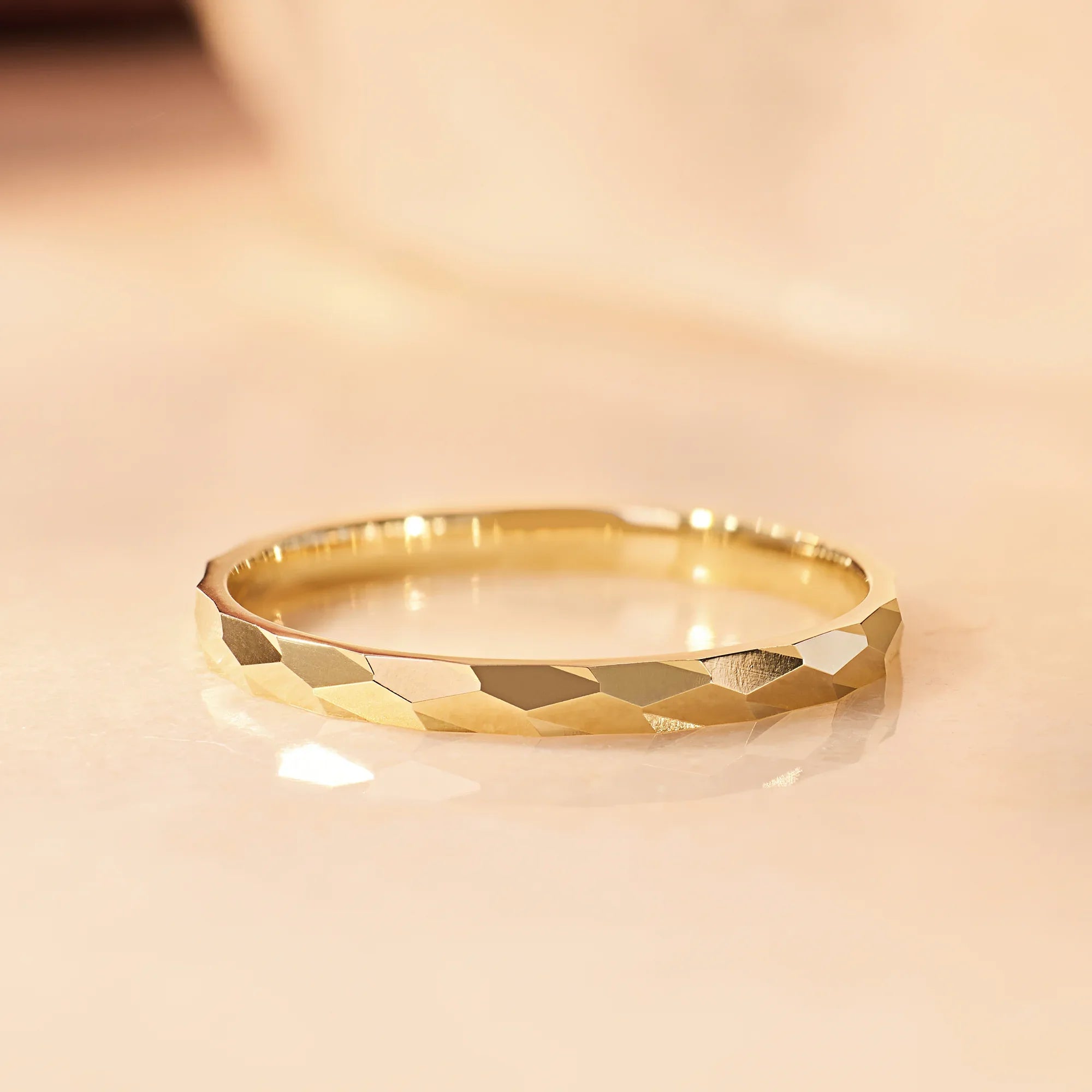 Gehamerde Stapelring