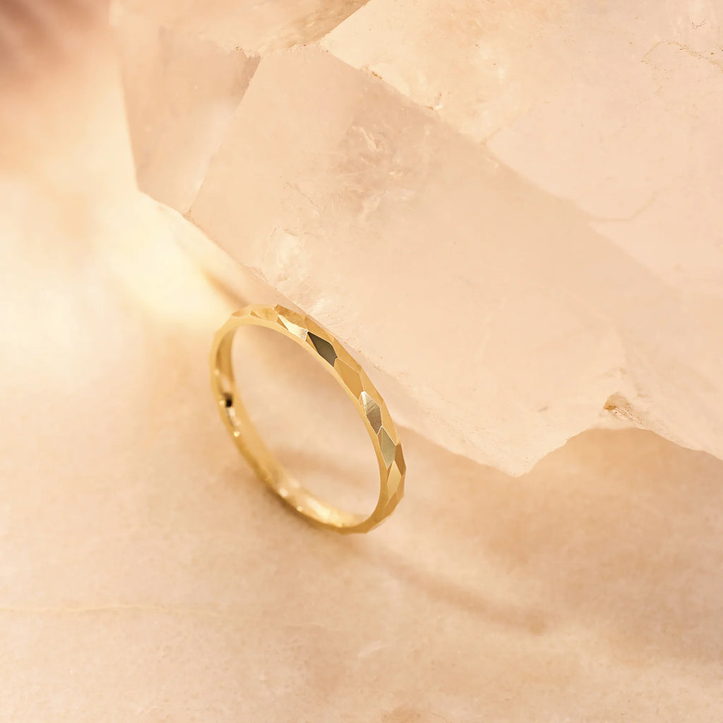 Gehamerde Stapelring