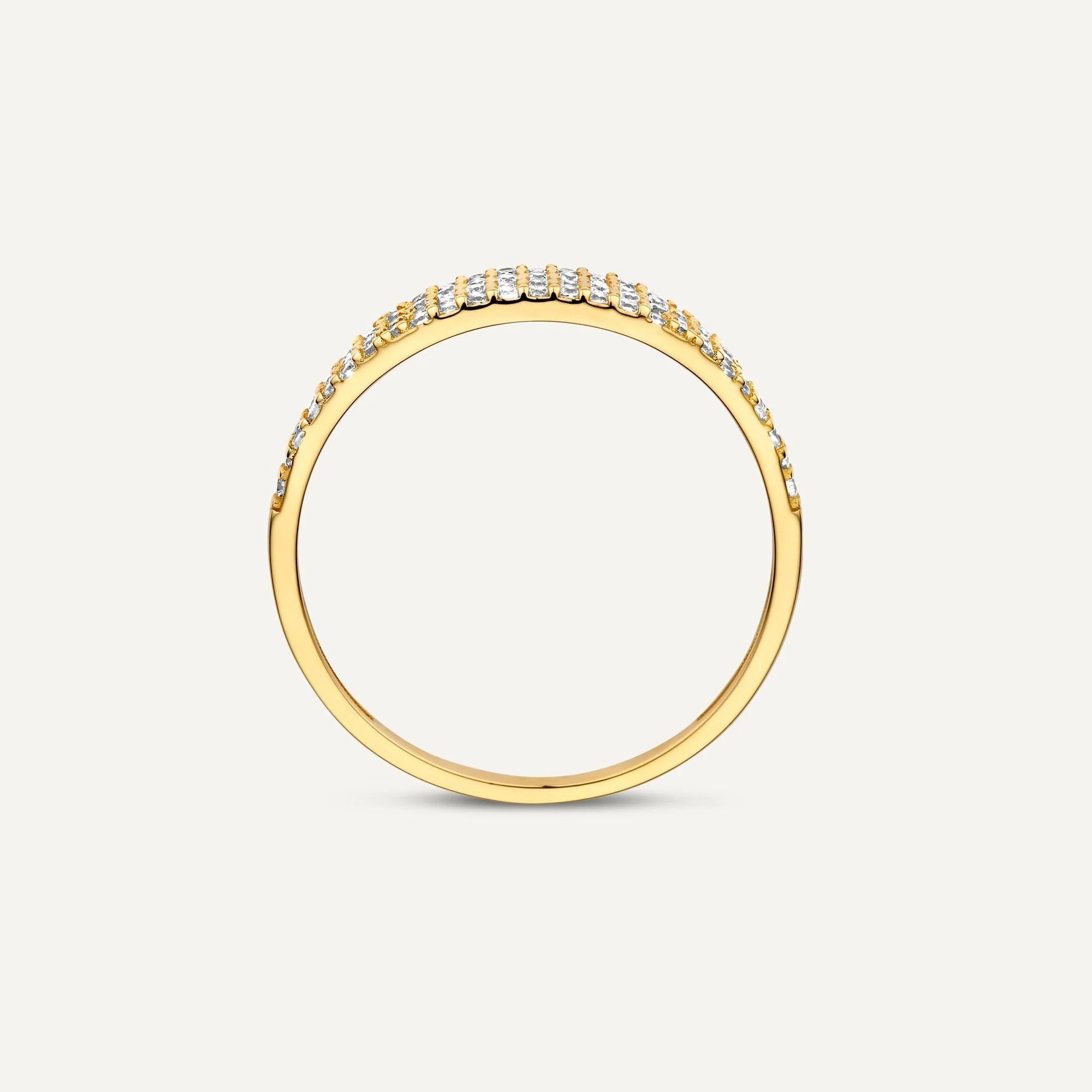 Pavé Zirkonia Gegelring