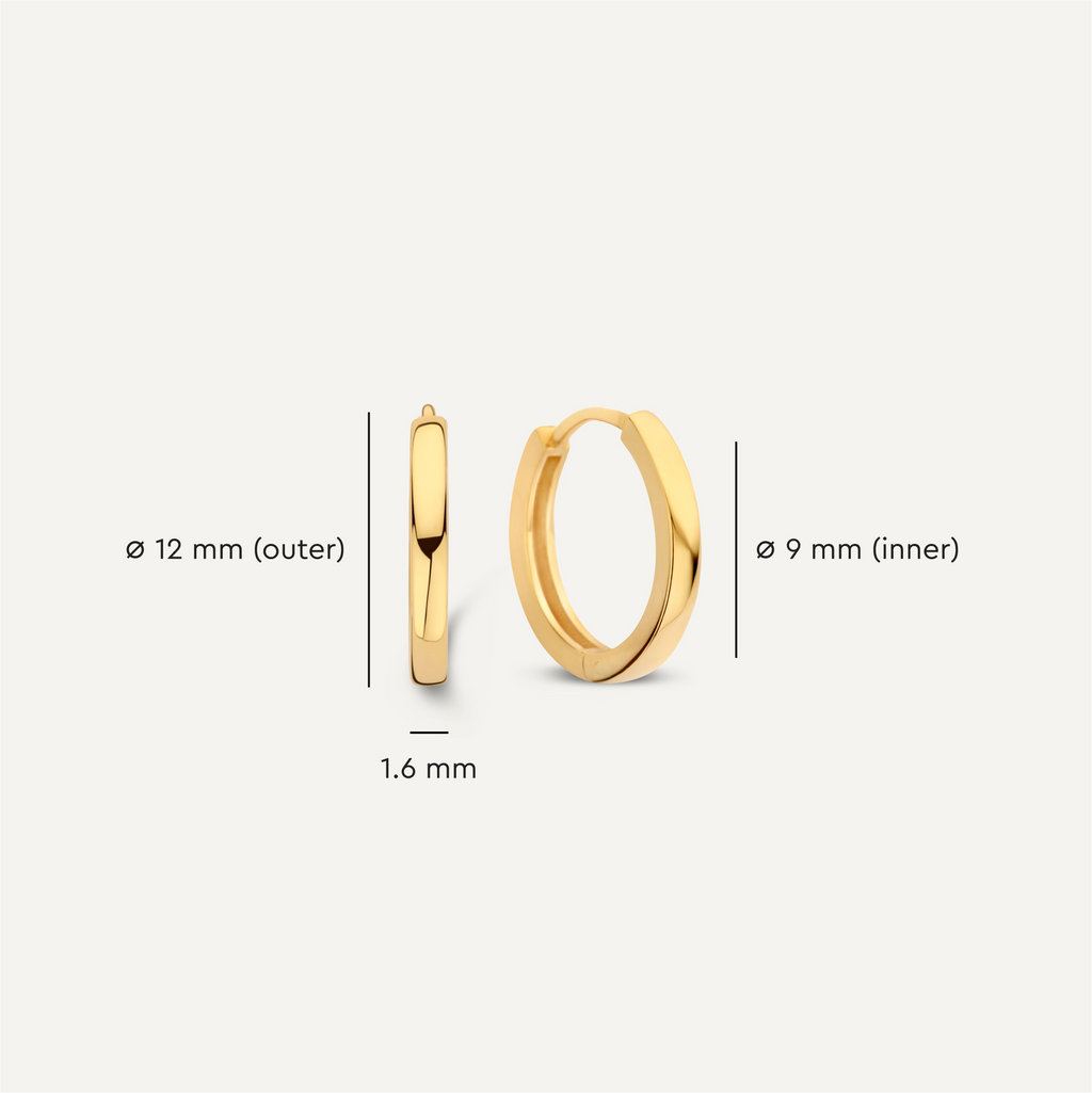 Essential Huggie Oorringen (12 mm)