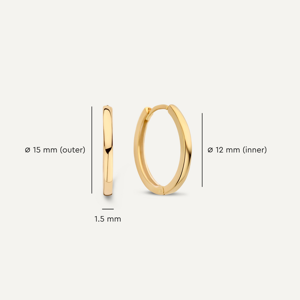 Essential Kleine Oorringen (15 mm)