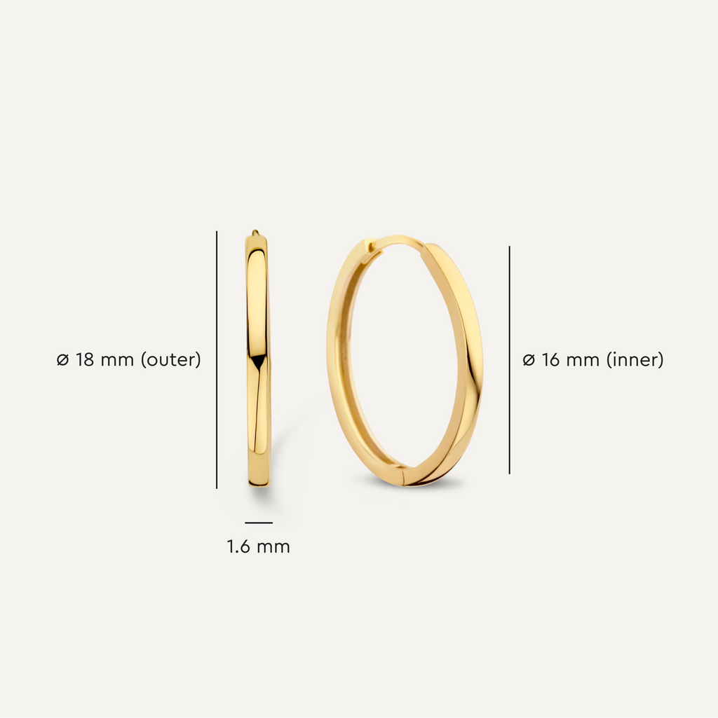 Essential Medium Oorringen (18 mm)
