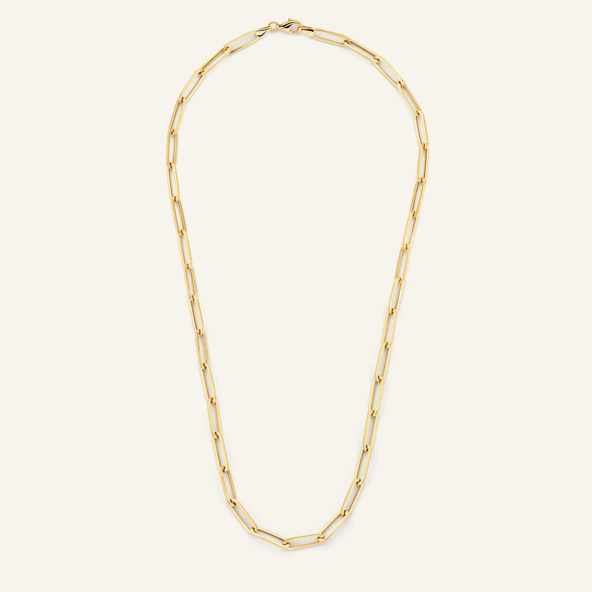 Paperclip Schakelketting Dames