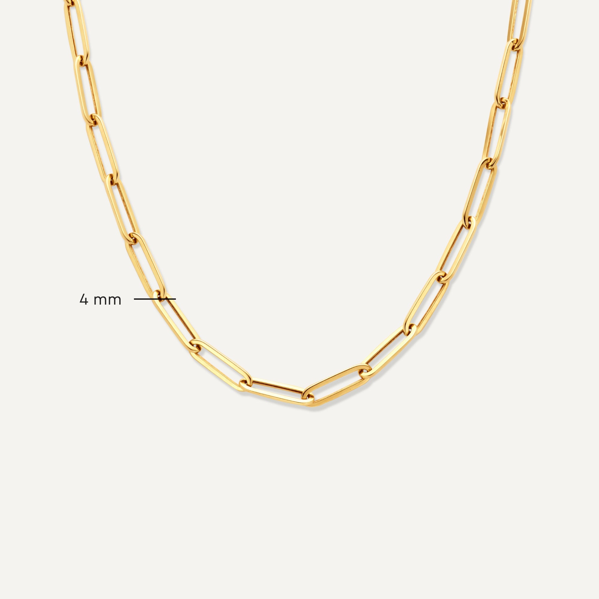 Paperclip Schakelketting Dames