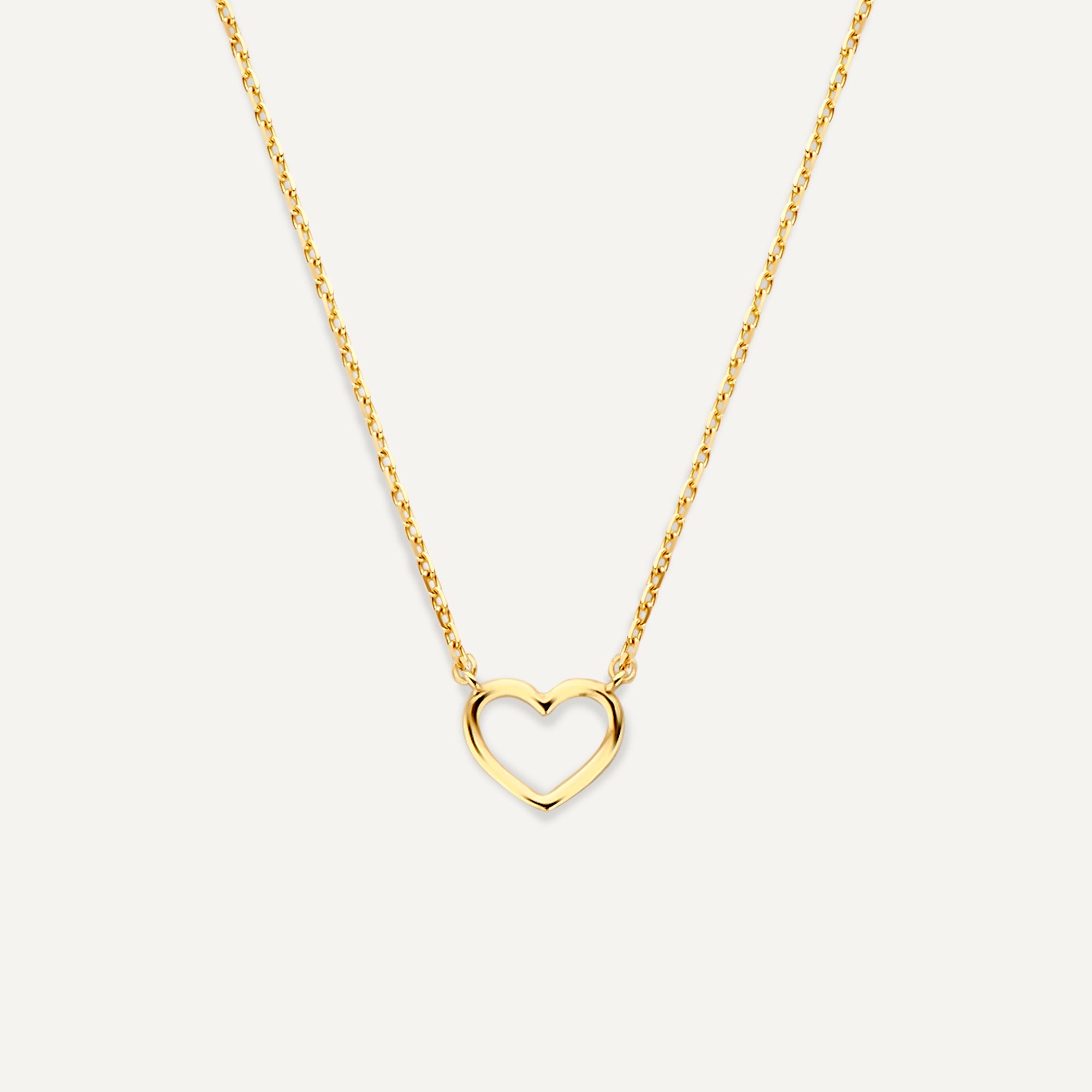 Open Hart Hanger Ketting Dames