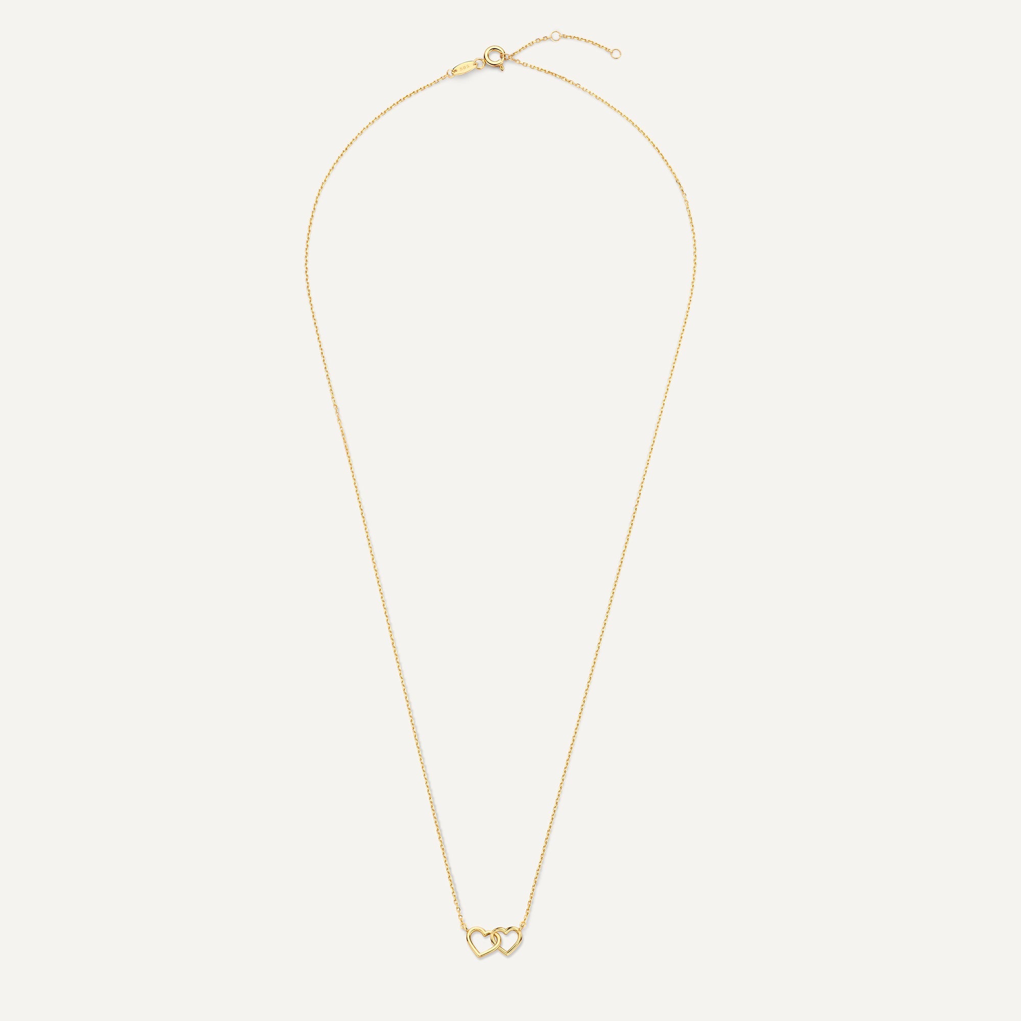 Hart Hanger Schakelketting Dames